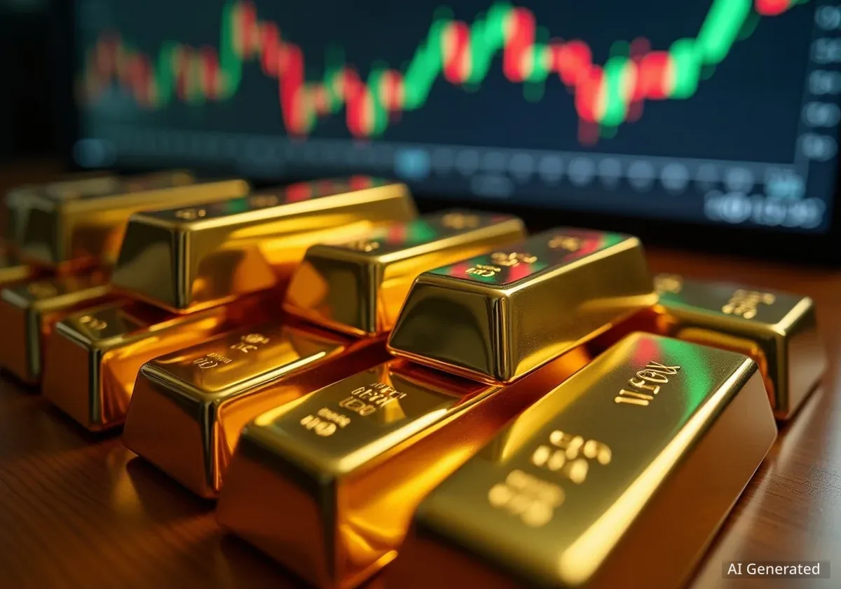 Gold Prices Hold Near Record Highs Amid Fed Policy Signals