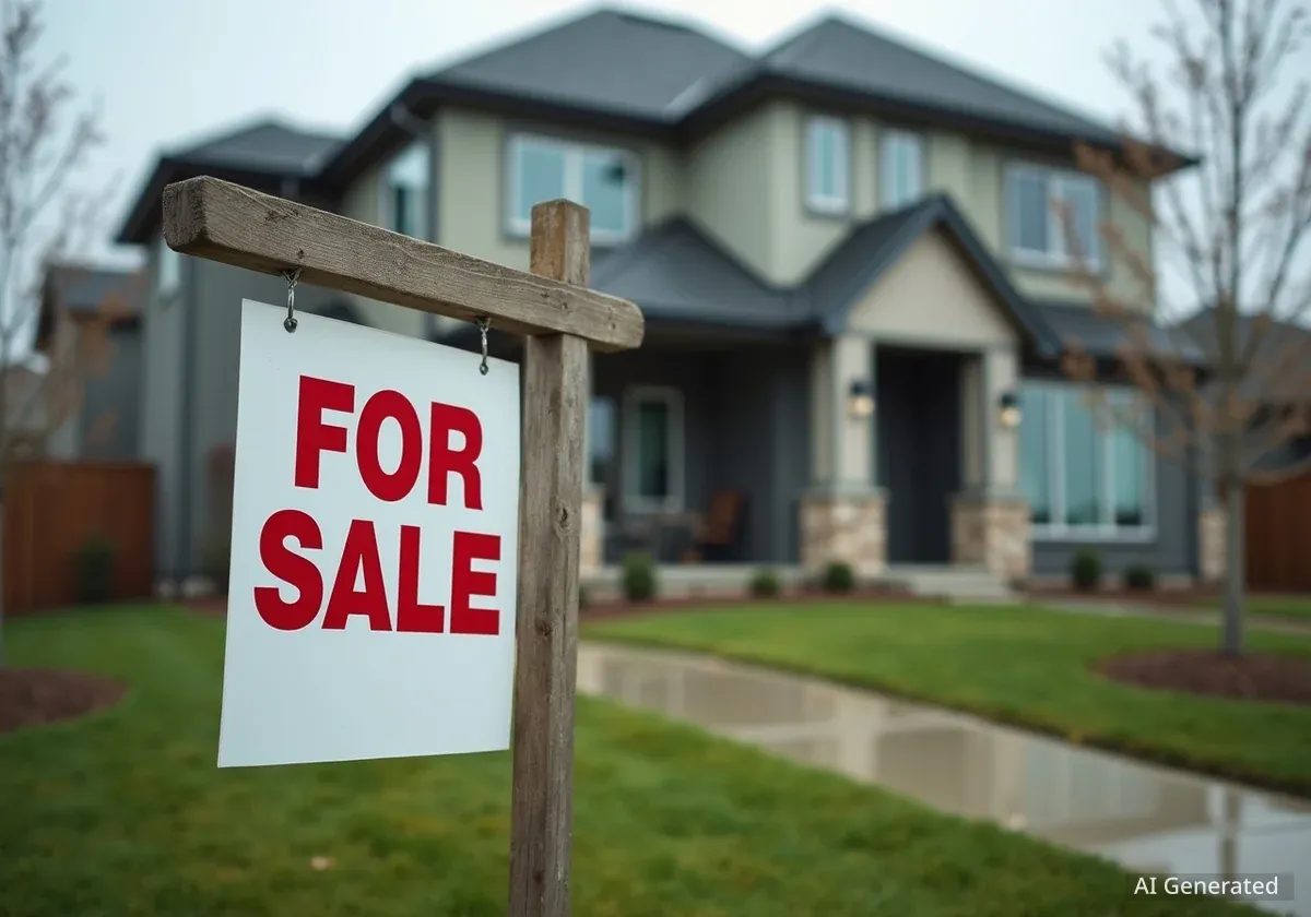 US Housing Market Cools Amid High Mortgage Rates