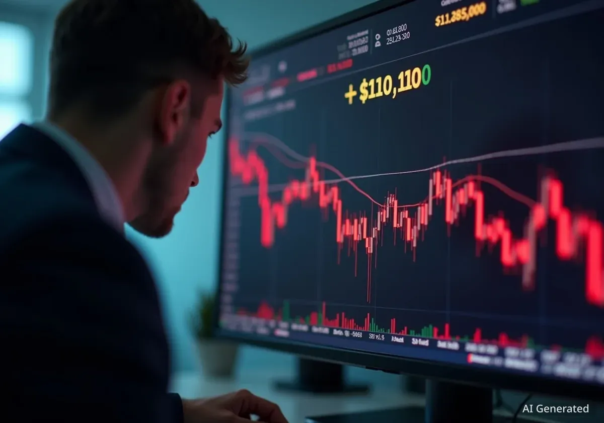 Bitcoin Price Tests Key Support Zone Below $112,000