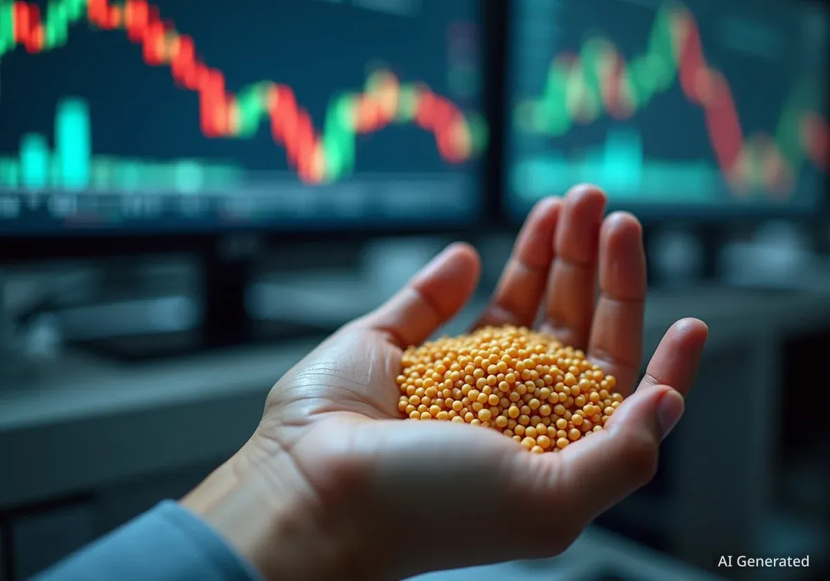 Soybean Prices Drop After Mid-Week Gains