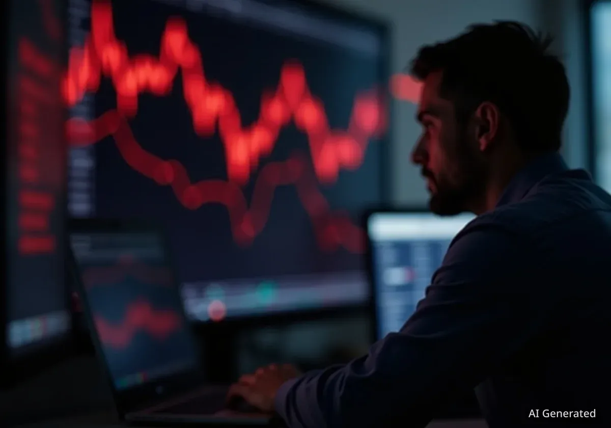 Indian Rupee Plummets to Record Low as Central Bank Stays Silent