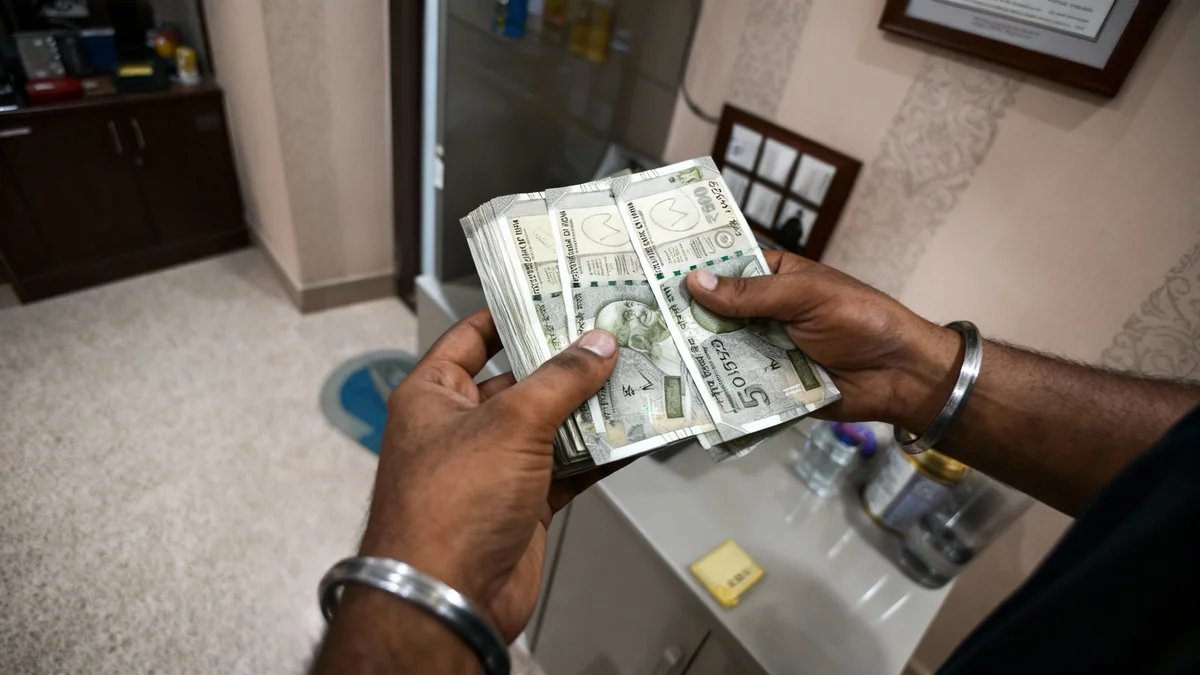 India's Rupee Hits Record Low Against Dollar