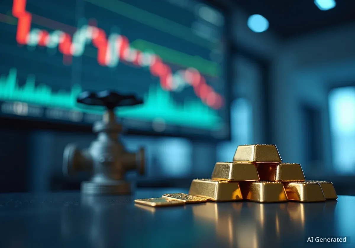 Dollar Strength Pressures Gold as Natural Gas Prices Surge