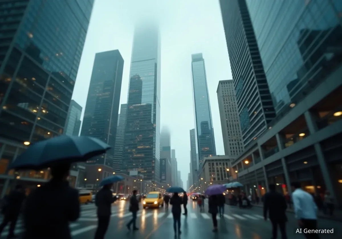 Wall Street Ends Volatile Week With First Loss in a Month